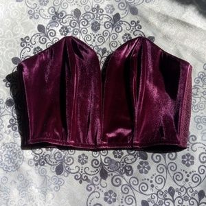 Victoria's Secret dream angels velvet bustier